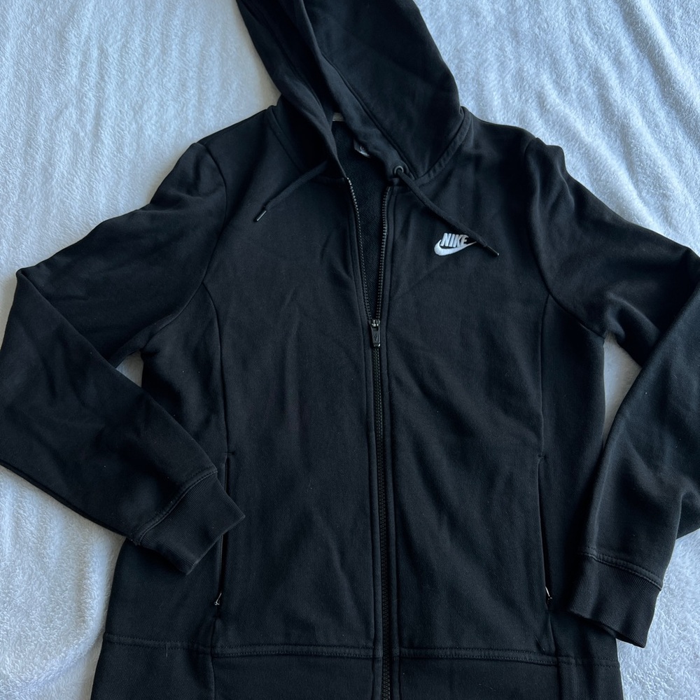 Nike Black Zip-Up Hoodie